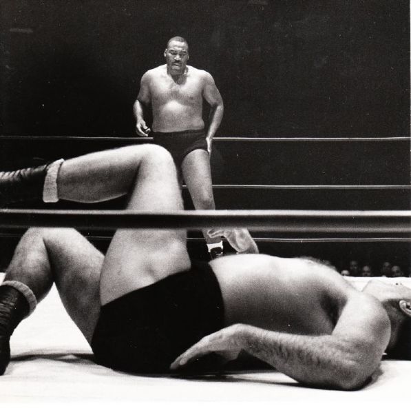 Big Daddy Lipscomb 1958 Colts Wrestling original photo