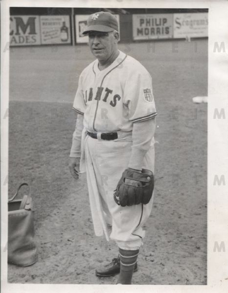 Dolph Luque New York Giants Cuba original 1942 photo