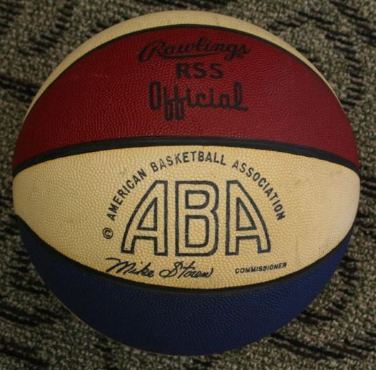Official ABA Mike Storen Red White and Blue Basketball 1973-74