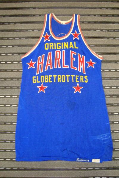 1950’s Lee Garner Game Worn Harlem Globetrotters Basketball Jersey