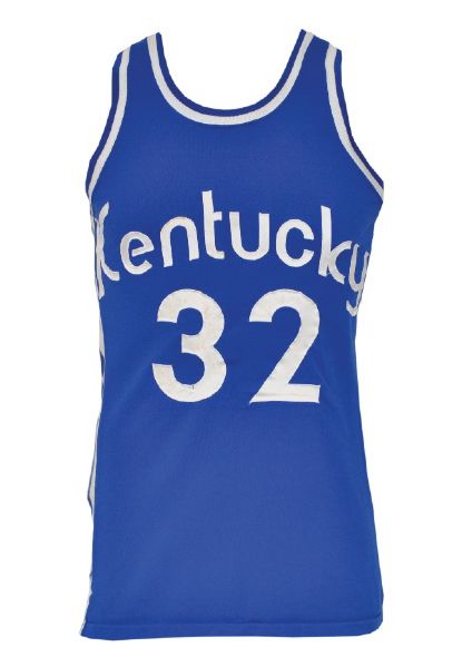 1972-73 Mike Gale Kentucky Colonels ABA Game-Used Road Uniform 