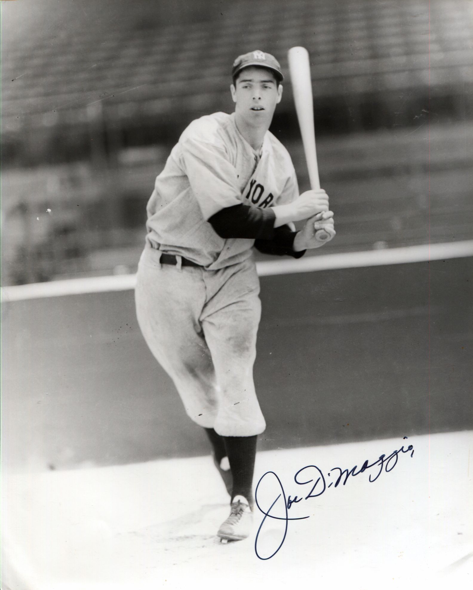 Lot Detail - Joe DiMaggio Signed 8x10 B&W Photo – Yankees HOF