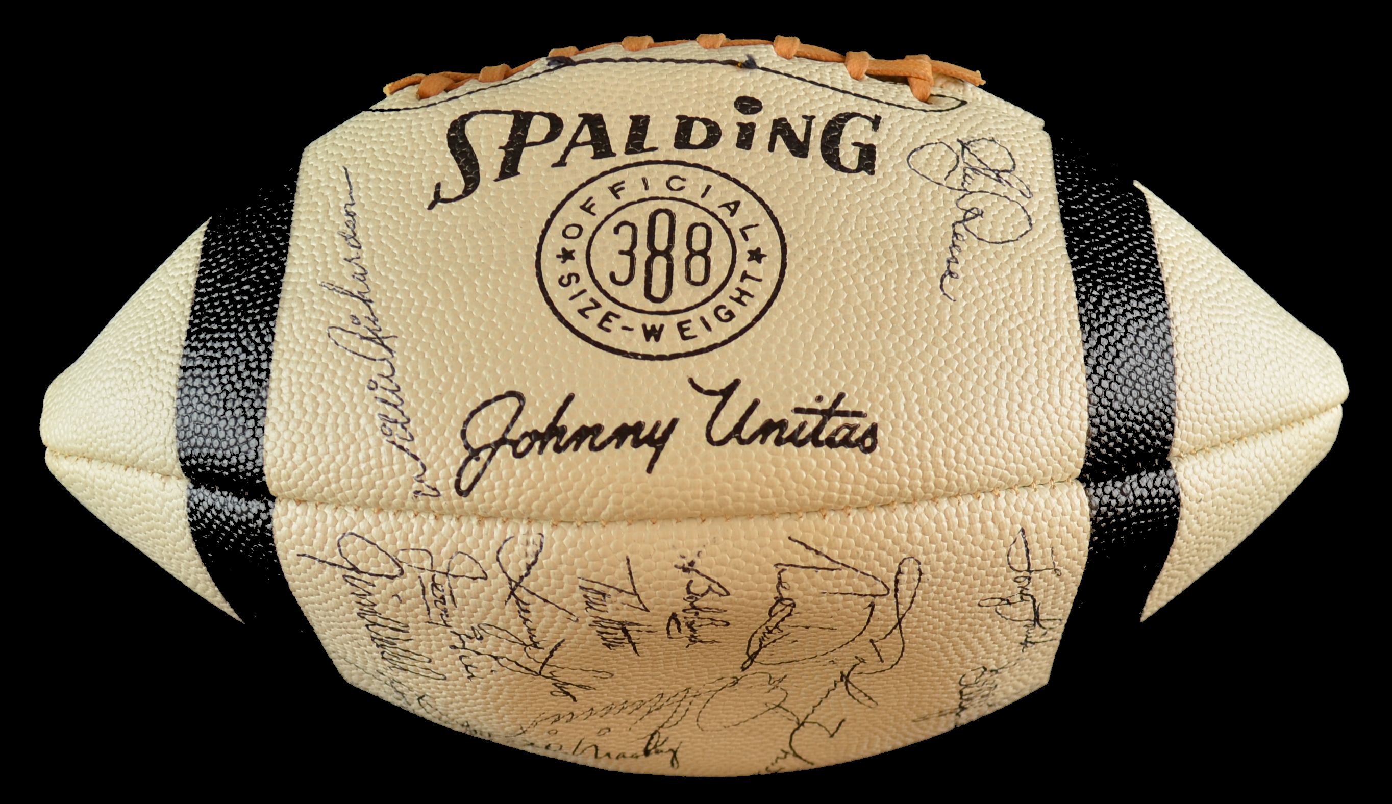 Lot Detail Baltimore Colts Team Signed Football Record