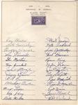 1939 St. Louis Cardinals Signed Team Sheet by 26