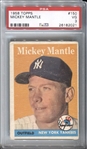 1958 Topps Mickey Mantle #150 PSA 3 VG