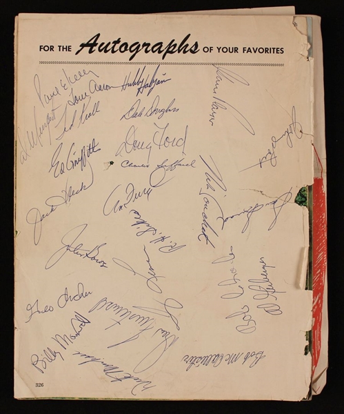 1965 PGA Championship Program Signed by 39 - Jack Nicklaus - Sam Snead - Arnold Palmer – Tony Lema