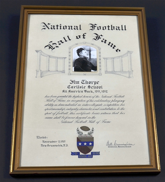 1951 Jim Thorpe College Football Hall of Fame Presentational Award