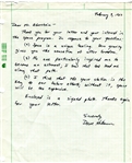 David Dave C Hilmers Signed Handwritten Letter NASA Astronaut