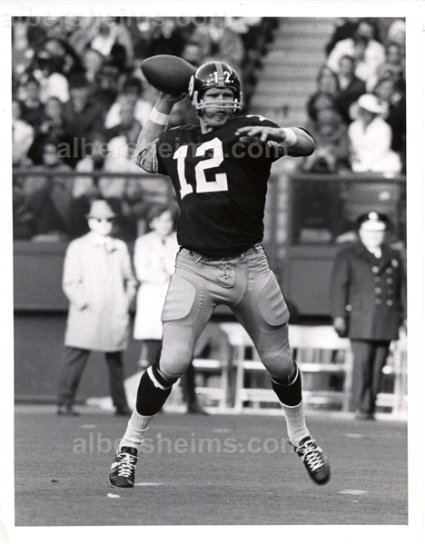 Terry Bradshaw 1970’s Original TYPE I Photo Pittsburgh Steelers PSA/DNA LOA