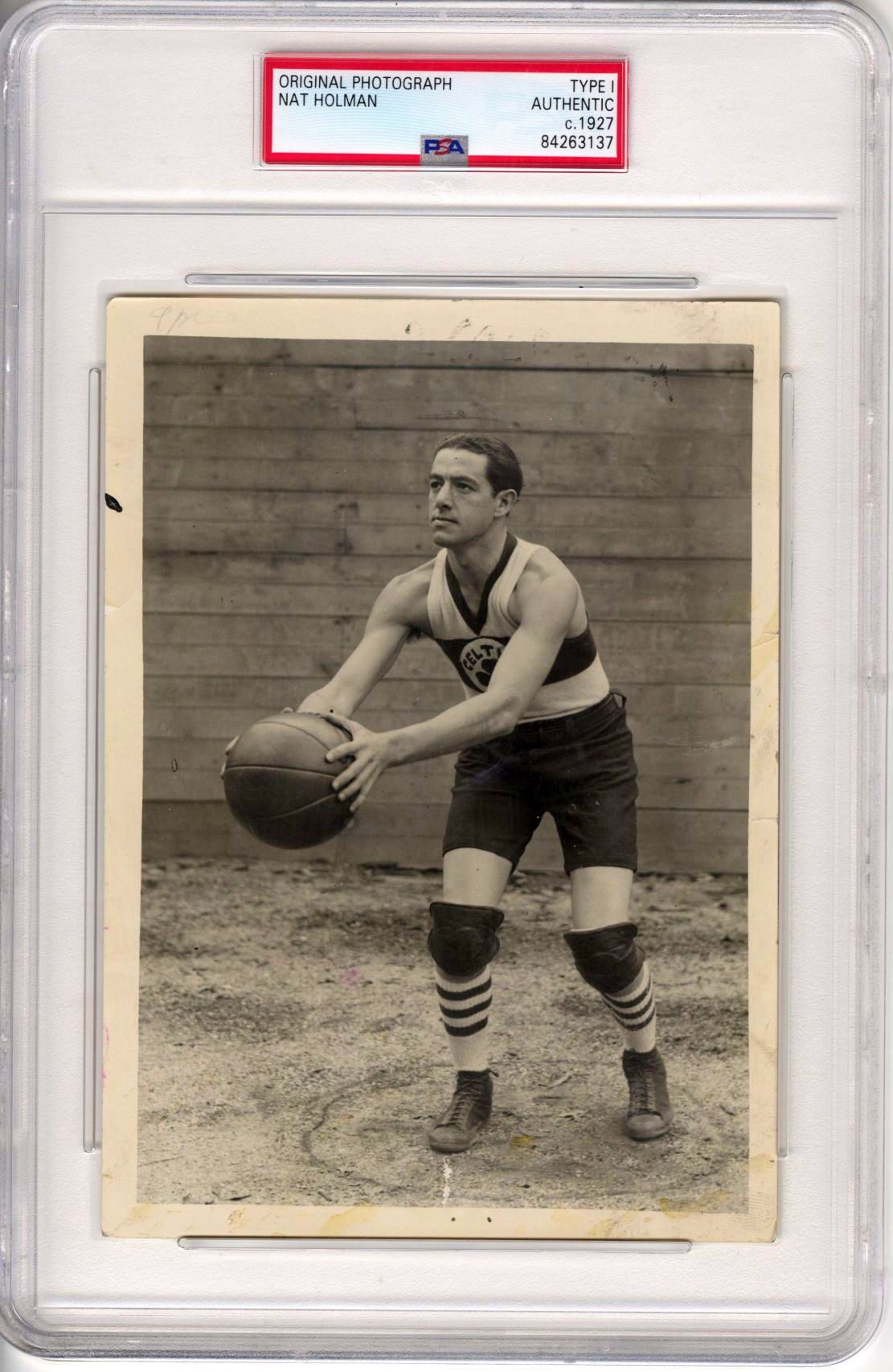 Item Detail 1927 Nat Holman Basketball HOF Original Celtics Historic