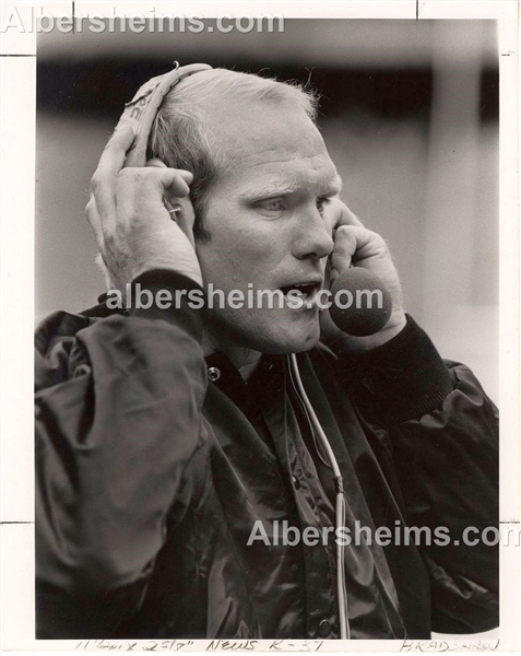 Terry Bradshaw 1978 Takes Charge on the Sidelines Original Type 1 Photo