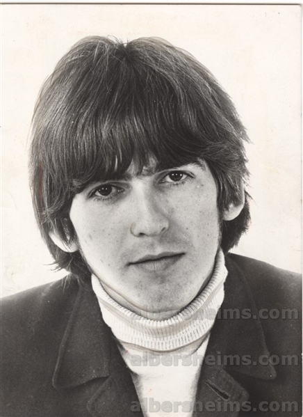 George Harrison Beatles 1969 Original Press Photo 