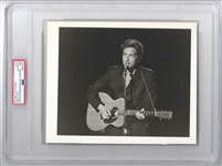 Bob Dylan Performs on the 1st Johnny Cash TV show 1969 Original TYPE 1 photo PSA/DNA