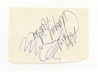 Muhammad Ali & Wayne Newton Signed AUTO in-person Album Page