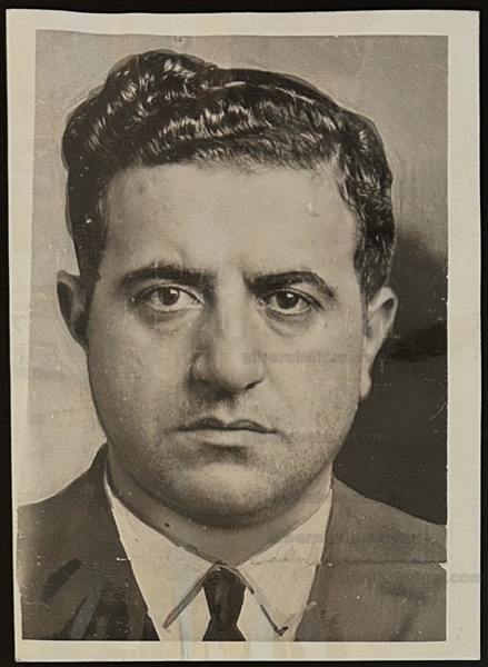 1951 NYC Mafia Mob Crime Boss Albert Anastasia Notorious Hitman Original Press Photo