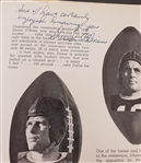 Davey O’Brien Heisman Winner Signed AUTO 1939 TCU Yearbook  D.1977 PSA/DNA LOA