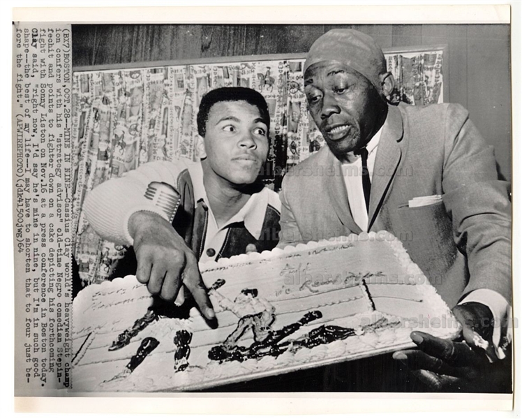 1964 Cassius Clay & Stepin Fetchit Unlikely Friendship Original TYPE III Photo 