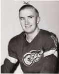 Hockey HOFer -Detroit Redwings Bill Quackenbush 1943 original photo