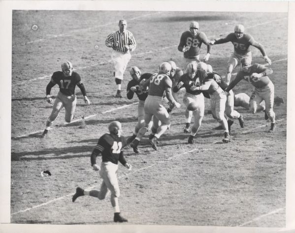 Item Detail - Doc Blanchard fumbles vs Notre Dame 1946 original photo