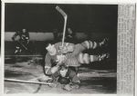 Harry Watson Maple Leafs vs Redwings 1949 Stanley Cup Playoffs original AP wire photo