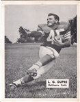 L.G. Dupre Baltimore Colts mid 1950s team issued photo