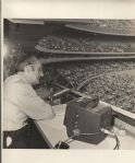 Lindsey Nelson NY Mets First Announcer - Broadcast Booth Original Photo