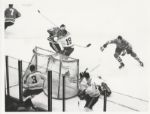 Jacques Plante Stanley Cup playoffs original photo 1962