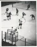 Jacques Plante stops Bobby Hull original 1962 photo