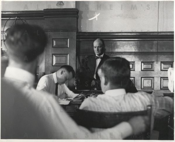 Sleepy Bill Burns on the Stand – 1919 Black Sox Trial - 1921 Original Photo 