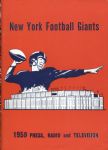 1959 New York Football Giants Press Radio TV Media Guide MINT NFL east champions