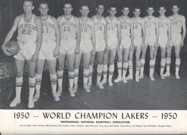 Lot Detail - Mid 1950's Vern Mikkelsen Minneapolis Lakers Game