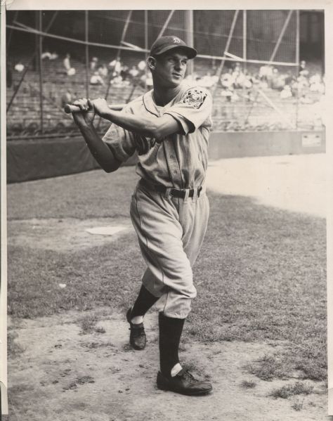 Barney McCosky 1939 – Detroit Tigers original photo