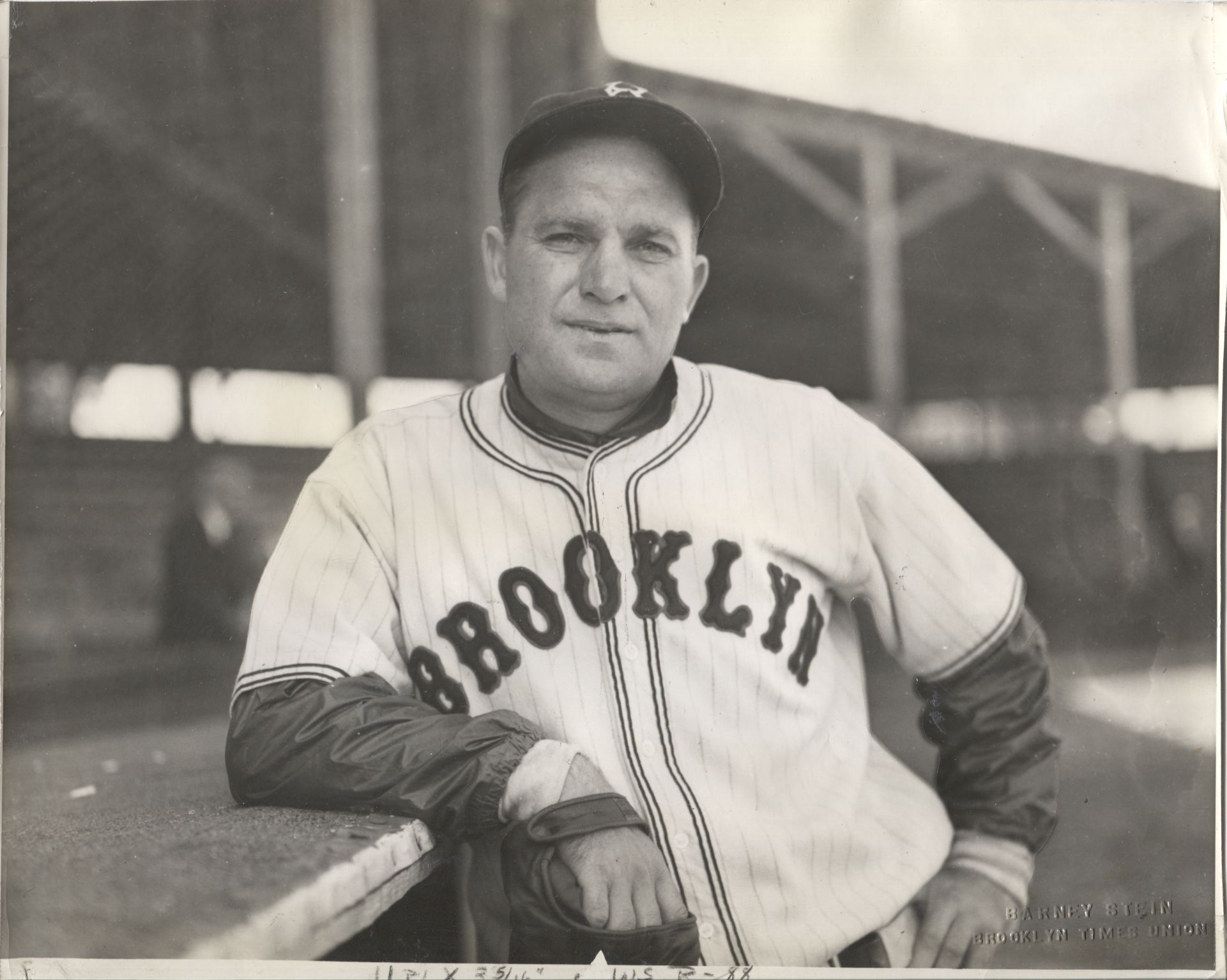 Lot Detail - Heinie Manush 1937 Brooklyn Dodgers original Barney Stein photo