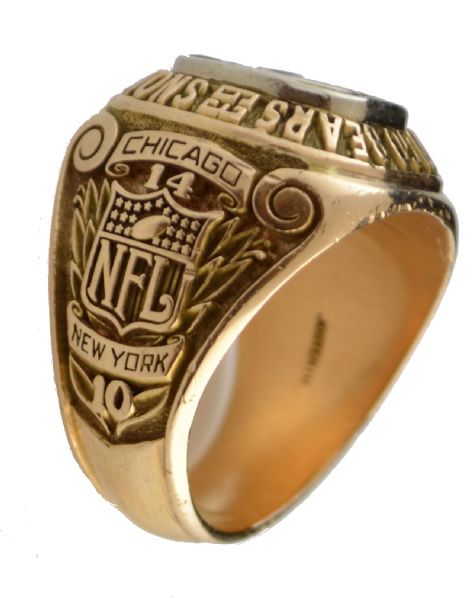 1963 Chicago Bears Championship Ring - www.championshipringclub.com