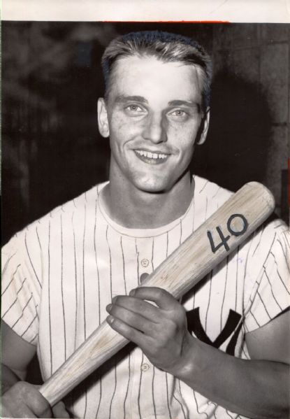  Roger Maris 40 HR Bat – 1961 Season UPI Photo