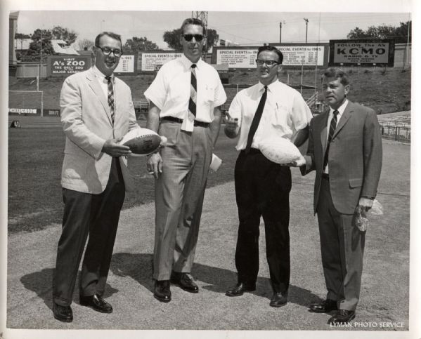 Circa 1965 AFL Kansas City Chiefs Owner Lamar Hunt original Photo Municipal Stadium