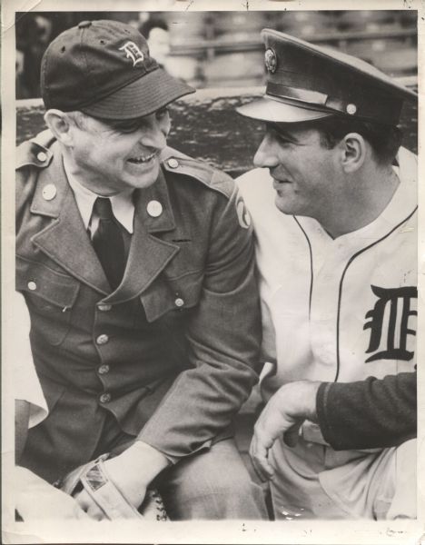 Hank Greenberg original 1941 photo - Detroit Tigers