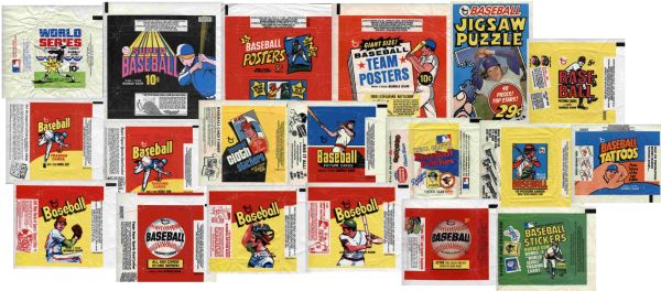 Baseball & Non-Sport Wax Wrappers Archive – 1960s – 70s