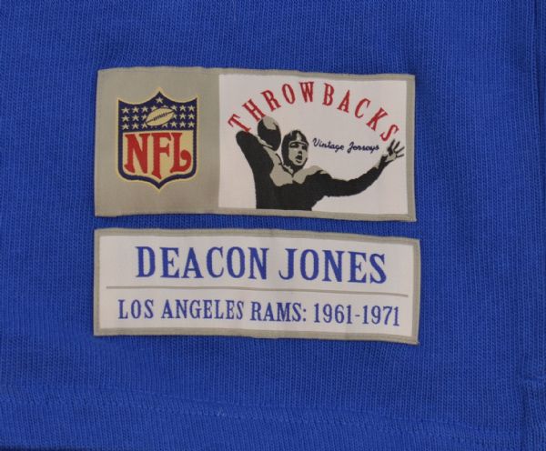 Deacon Jones Los Angeles Rams Mitchell & Ness Throwback