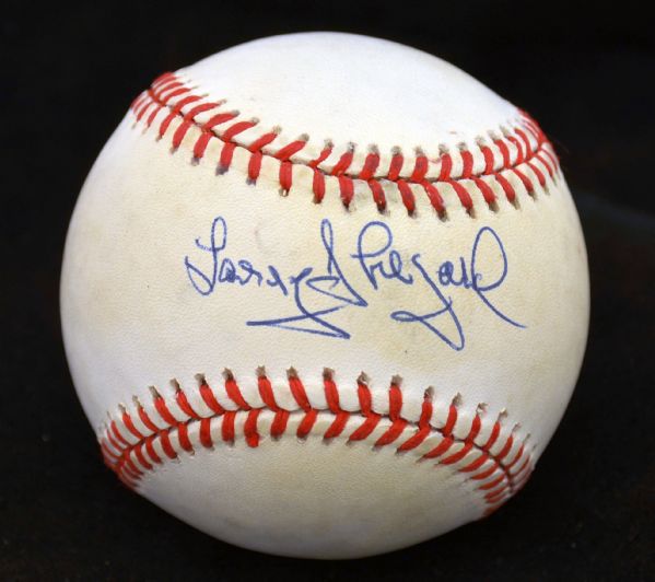 Larry Shepard Single Signed Baseball Deceased Pirates Manger