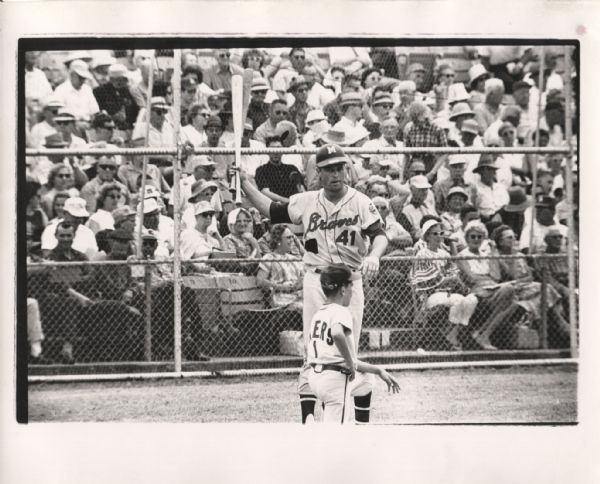 Eddie Mathews Milwaukee Braves - Herb Scharfman original photo