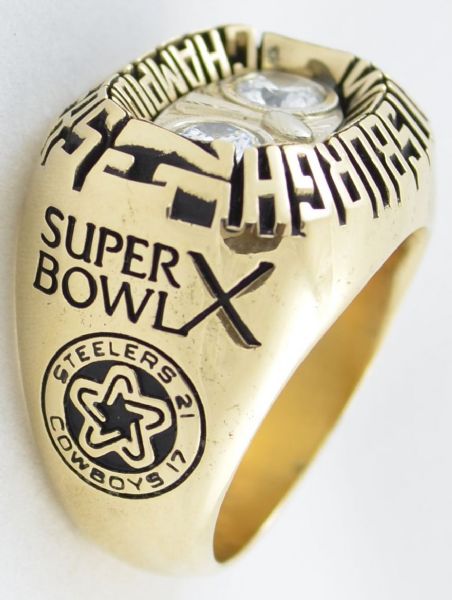 1975 PITTSBURGH STEELERS SUPER BOWL X CHAMPIONS CHAMPIONSHIP RING - Buy and  Sell Championship Rings