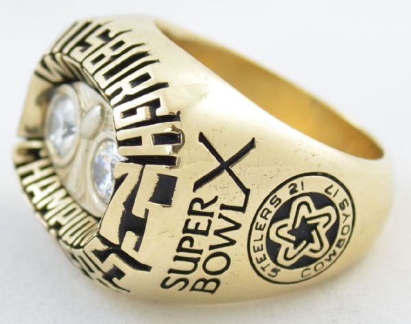 1975 Pittsburgh Steelers Super Bowl Championship Ring - Standard Serie –  Foxfans Ring Shop