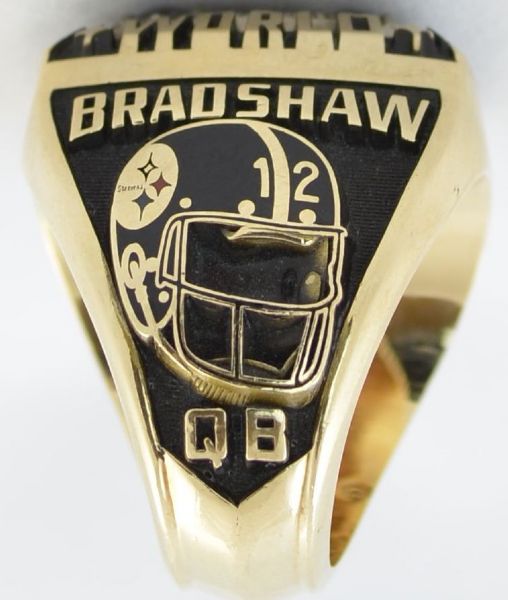 Pittsburgh Steelers 1978 Terry Bradshaw Super Bowl NFL championship ring  replica – silver color - MVP Ring