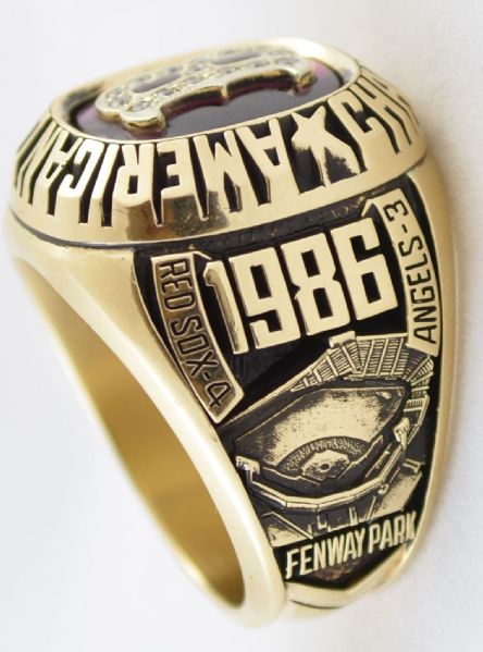 Lot Detail - 1986 Boston Red Sox American League Championship Ring – SS Roger  Clemens 10K