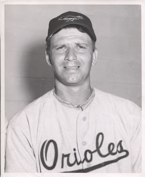 Don Johnson 1955 Baltimore Orioles original photo