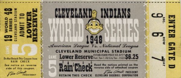 1948 World Series program book