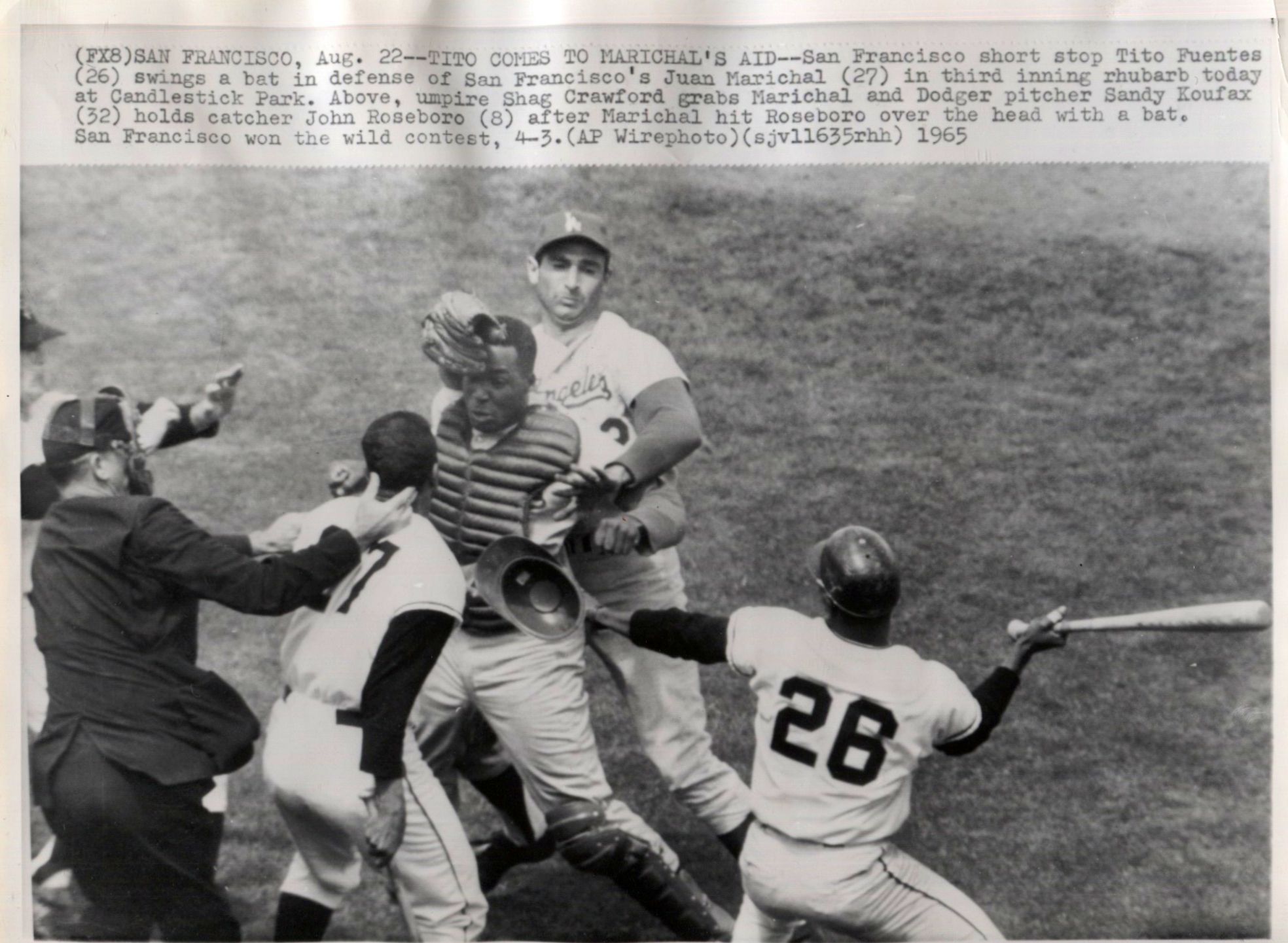 Juan Marichal pitching, 1965 - Baseball In Pics