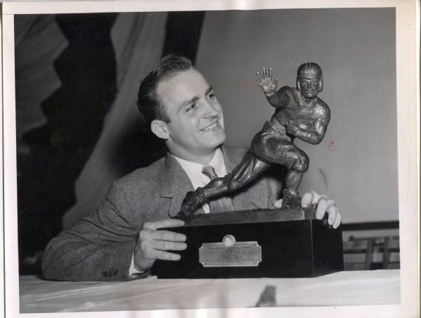 Les Horvath 1944 Ohio State Wins the Heisman Trophy original photo