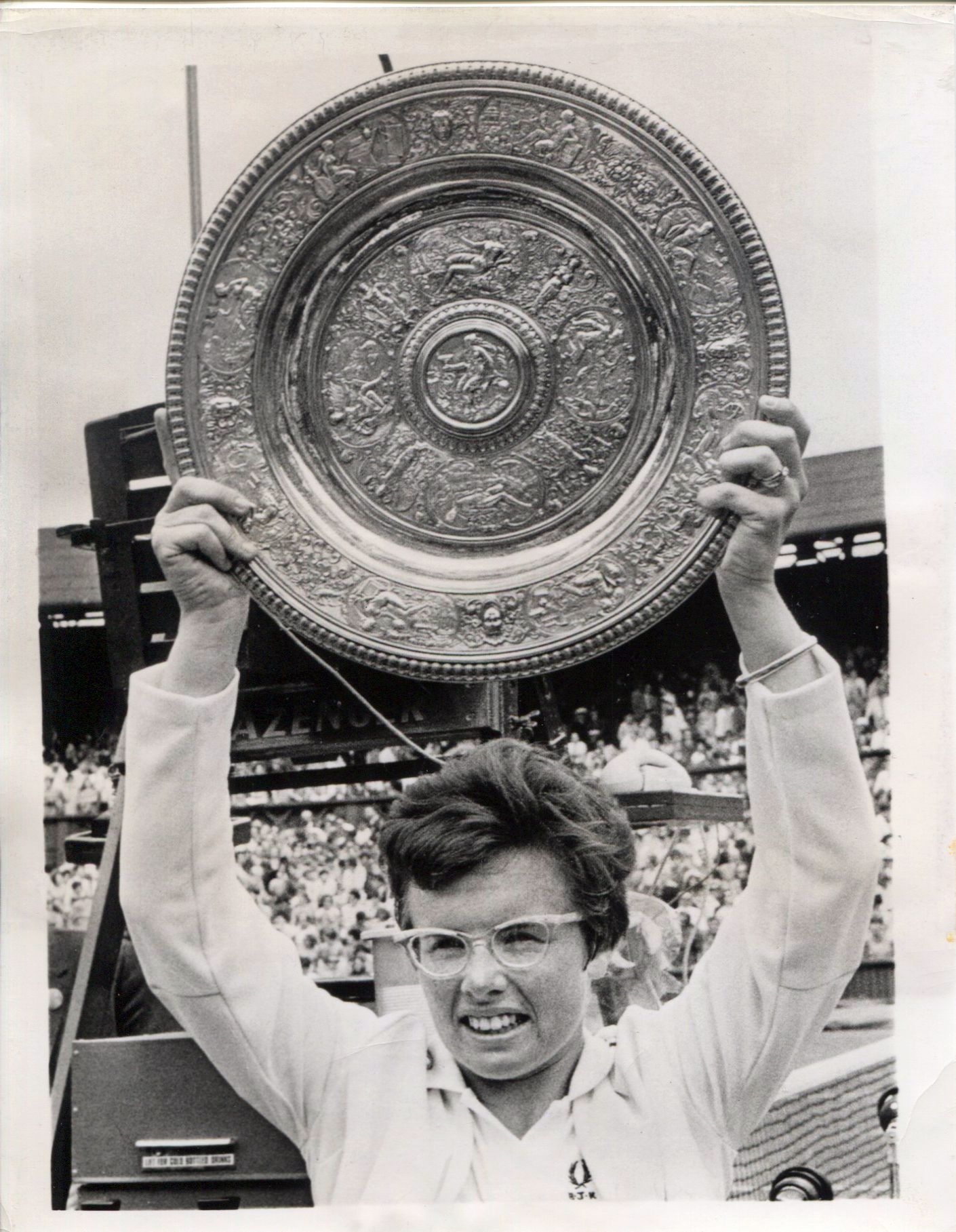 Item Detail Billie Jean King Wins 1967 Wimbledon